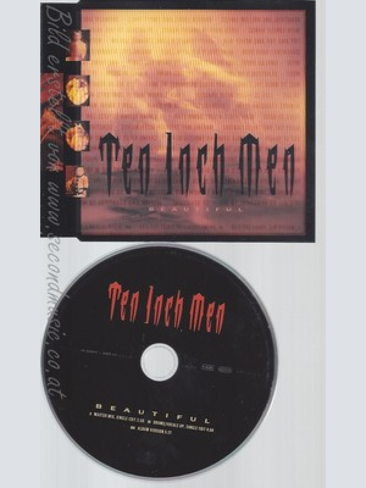 CD--TEN INCH MEN--BEAUTIFUL--PROMO