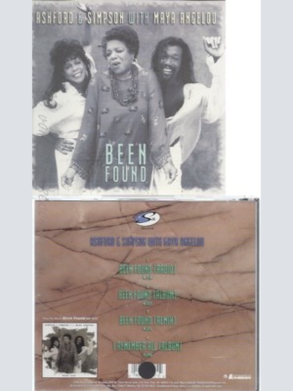 CD--ASHFORD & SIMPSON WITH MAYA ANGELOU--BEEN FOUND