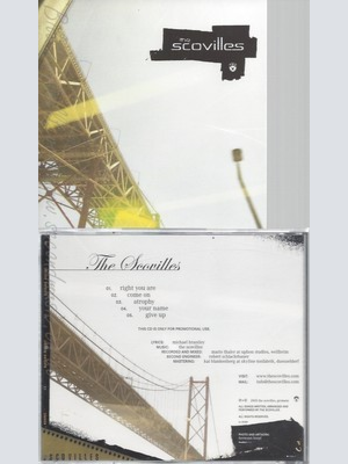 CD--THE SCOVILLES--PROMO