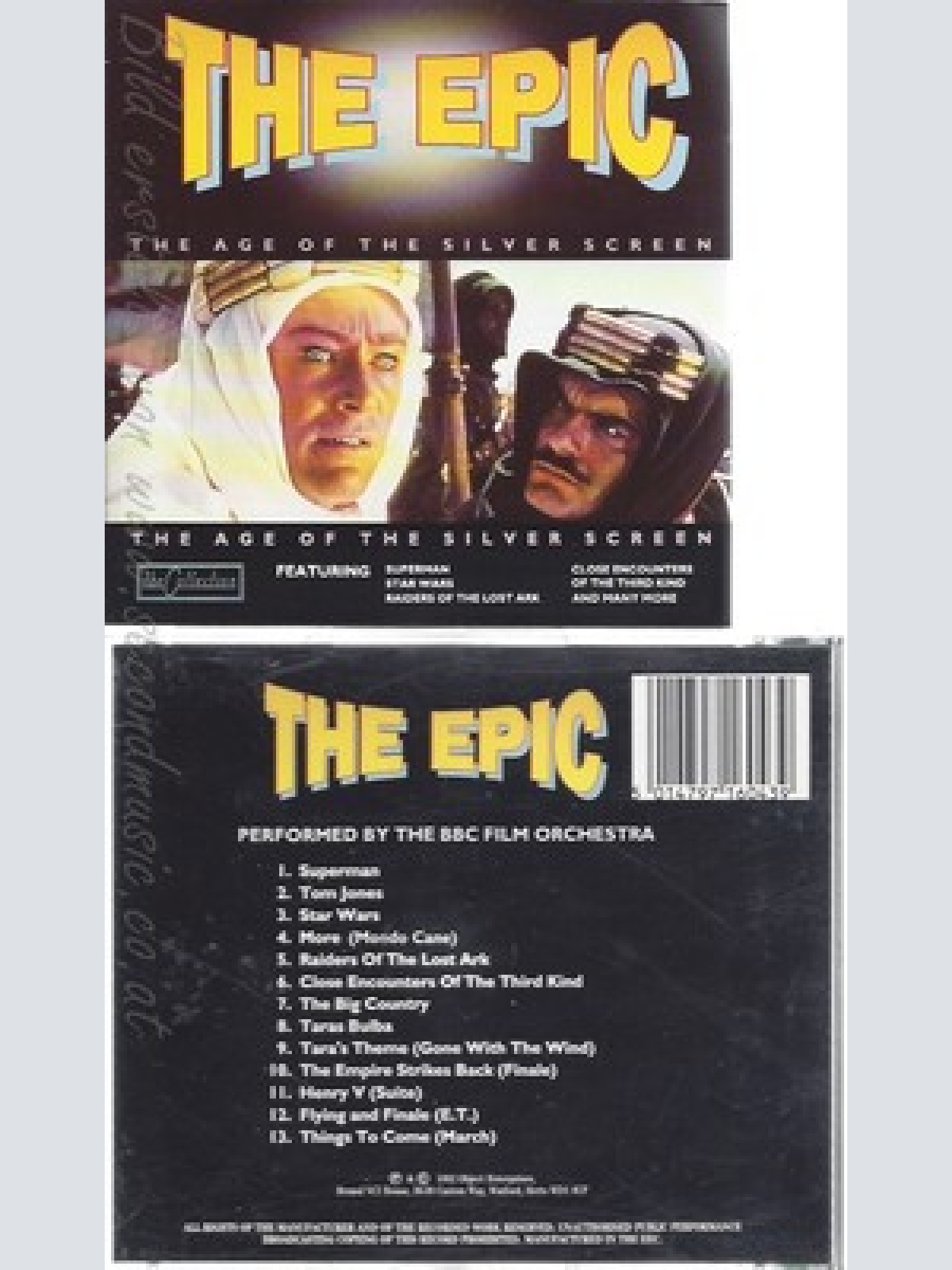 CD--BBC FILM ORCHESTRA ---- THE AGE OF THE SILVER SCREEN --THE EPIC