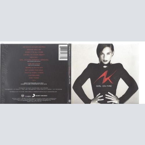 CD--ALICIA KEYS -- -- GIRL ON FIRE --DIGI