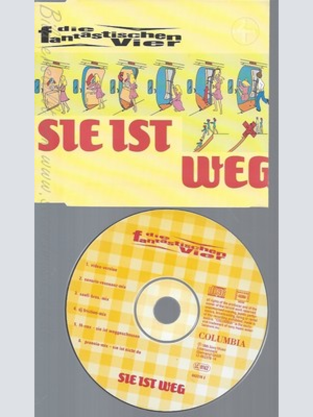CD--DIE FANTASTISCHEN VIER -- -- SIE IST WEG.