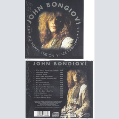 CD--JOHN BONGIOVI -- -- THE POWER STATION YEARS--BON GIOVI