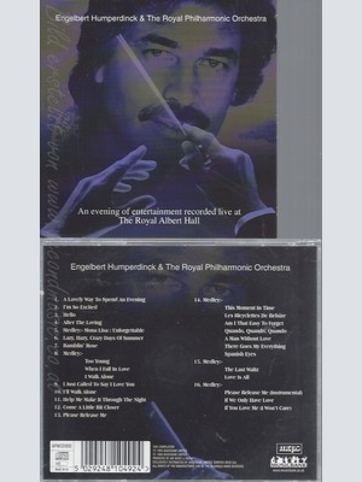 CD--ENGELBERT HUMPERDINCK -- --- AN EVENING OF ENTERTAINMENT