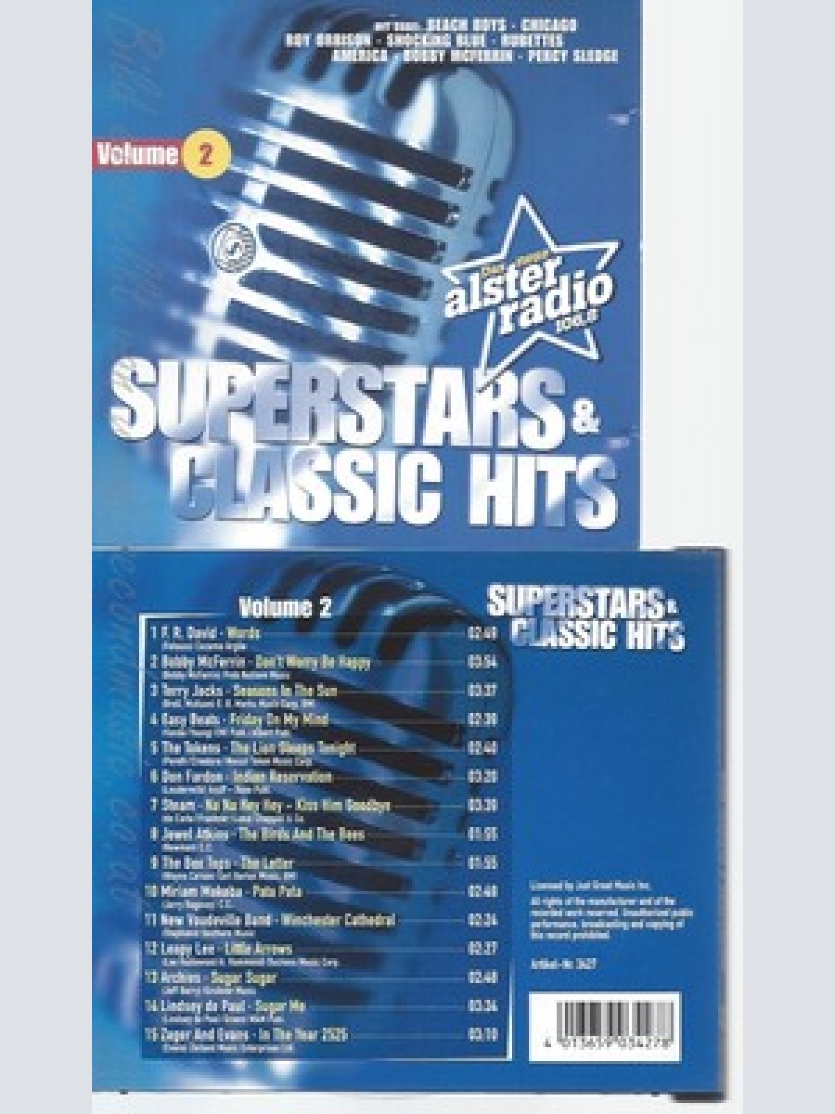 CD--BOBBY MCFERRIN, TERRY JACKS, THE TOKENS UND JEWEL ATKINS --- SUPERSTARS & CL