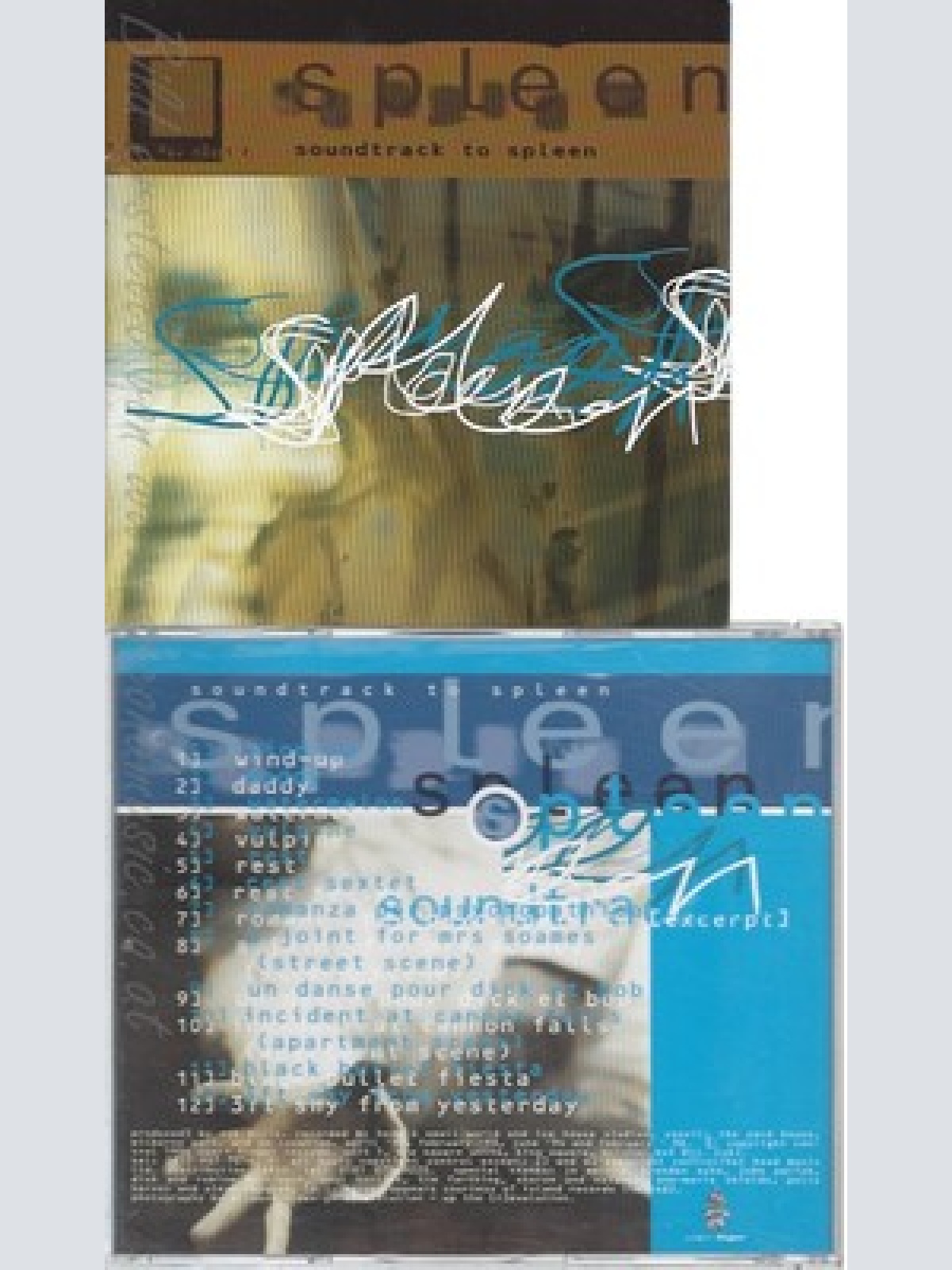 CD--SPLEEN--SOUNDTRACK TO SPLEEN