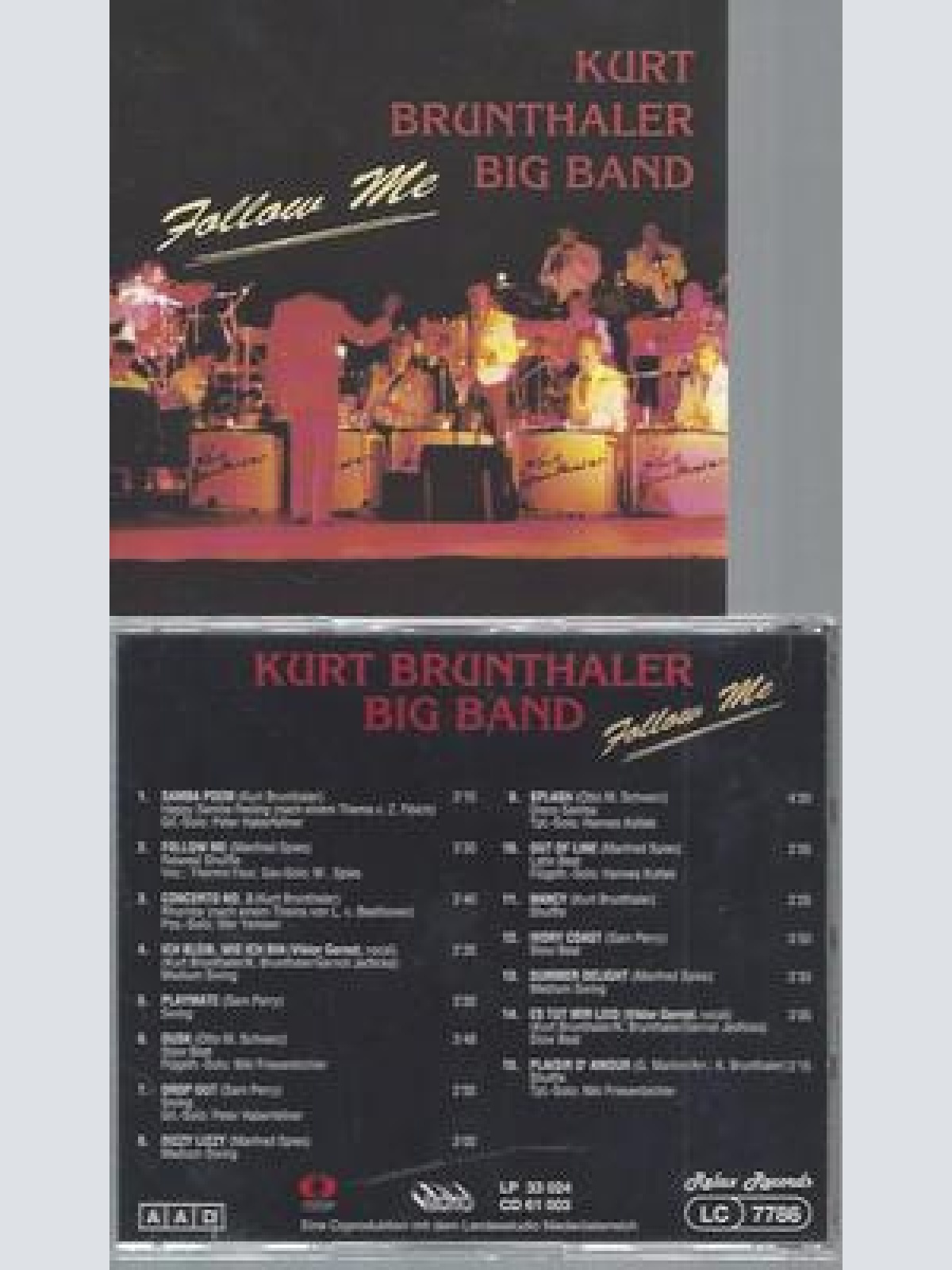 CD--KURT BRUNTHALER BIG BAND--FOLLOW ME