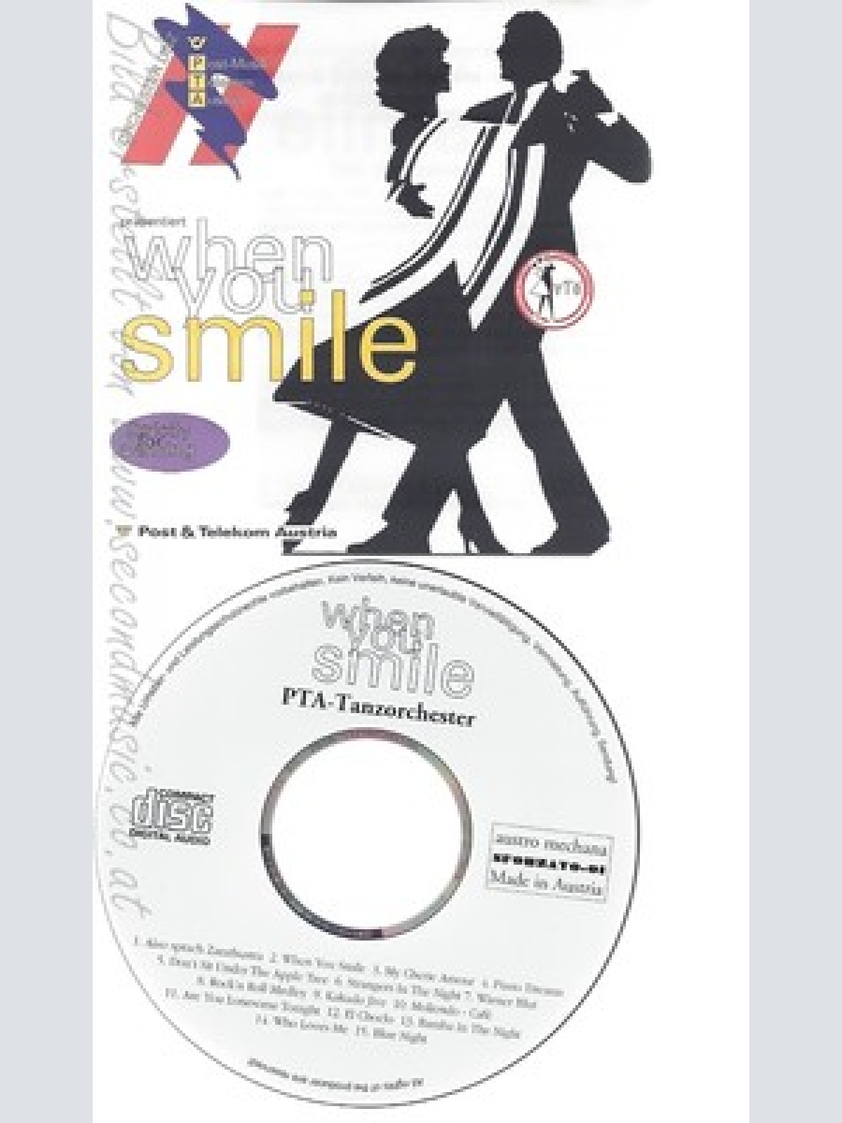 CD--PTA ORCHESTER LINZ--WHEN YOU SMILE