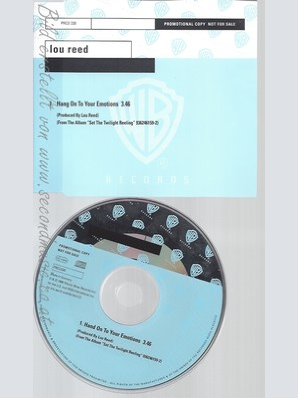 CD--LOU REED--HANG ON TO YOUR EMOTIONS--PROMO
