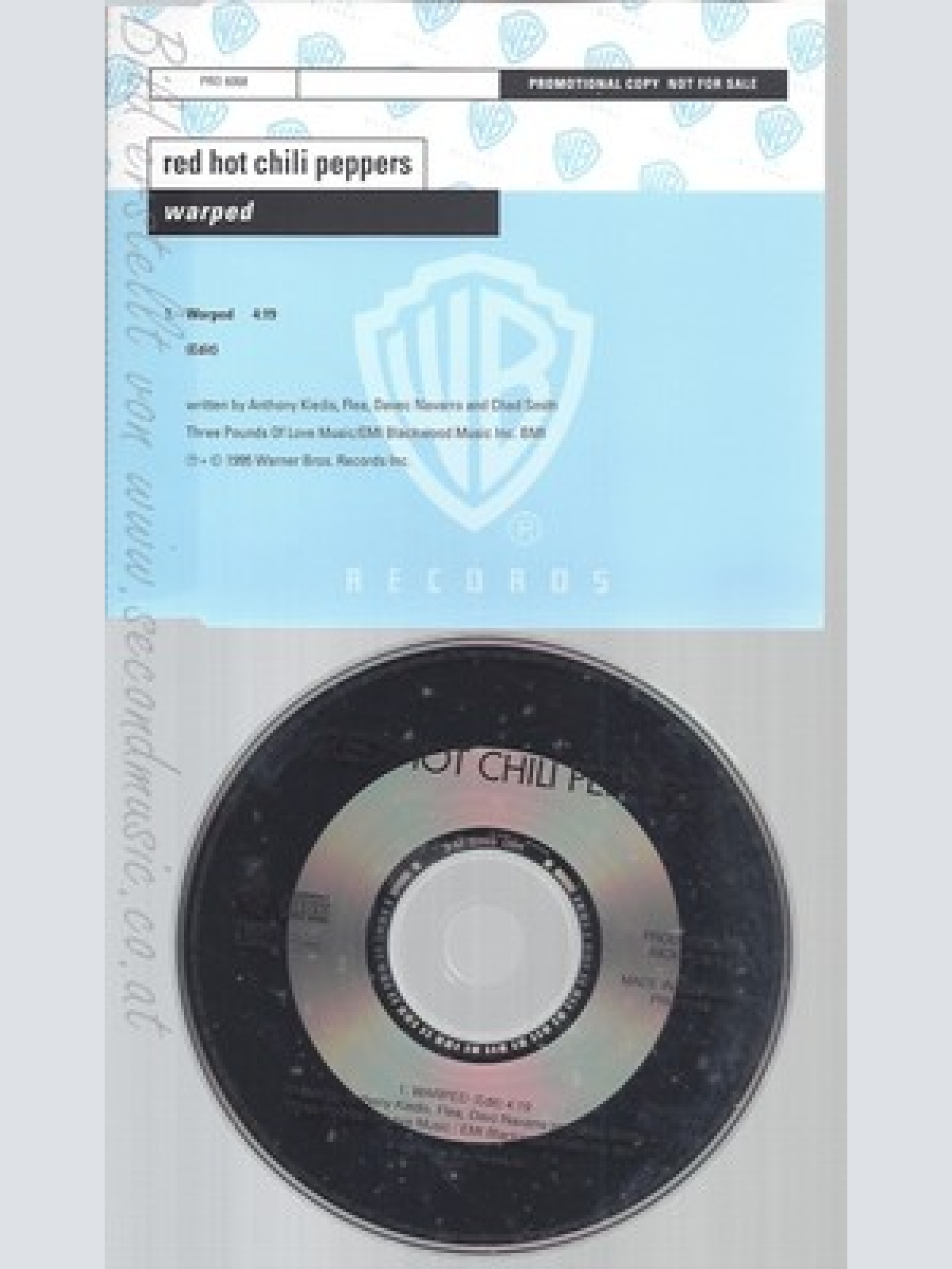 CD--RED HOT CHILI PEPPERS--WARPED--PROMO