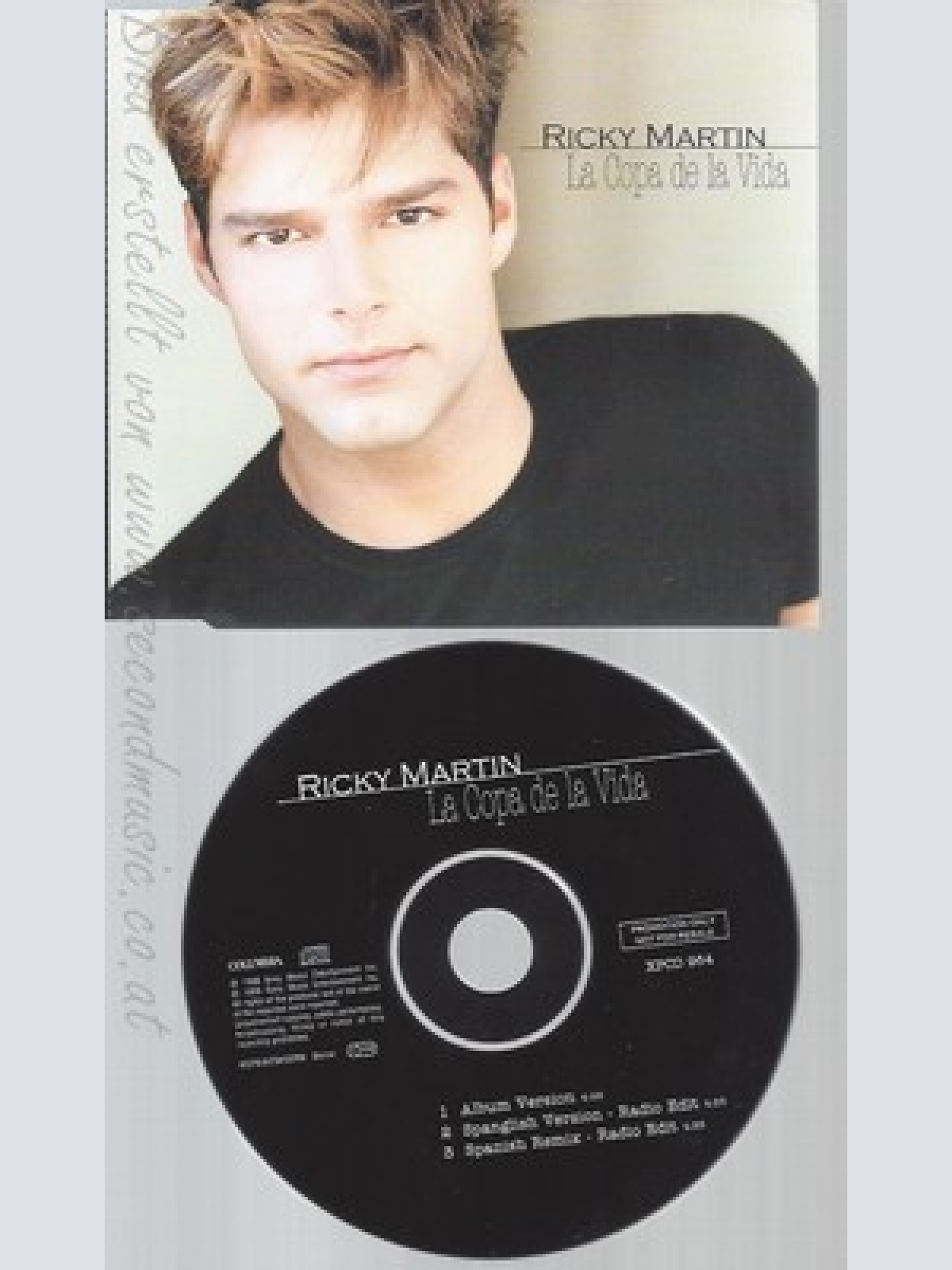 CD--RICKY MARTIN--LA COPA DE LA VIDA--PROMO