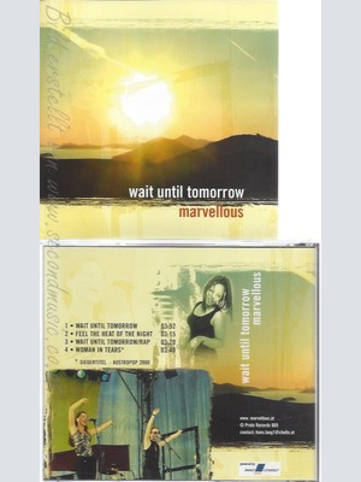 CD--MARVELLOUS--WAIT UNTIL TOMORROW--PROMO