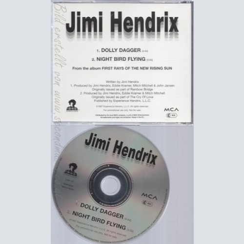 CD--JIMI HENDRIX--DOLLY DAGGER--PROMO--