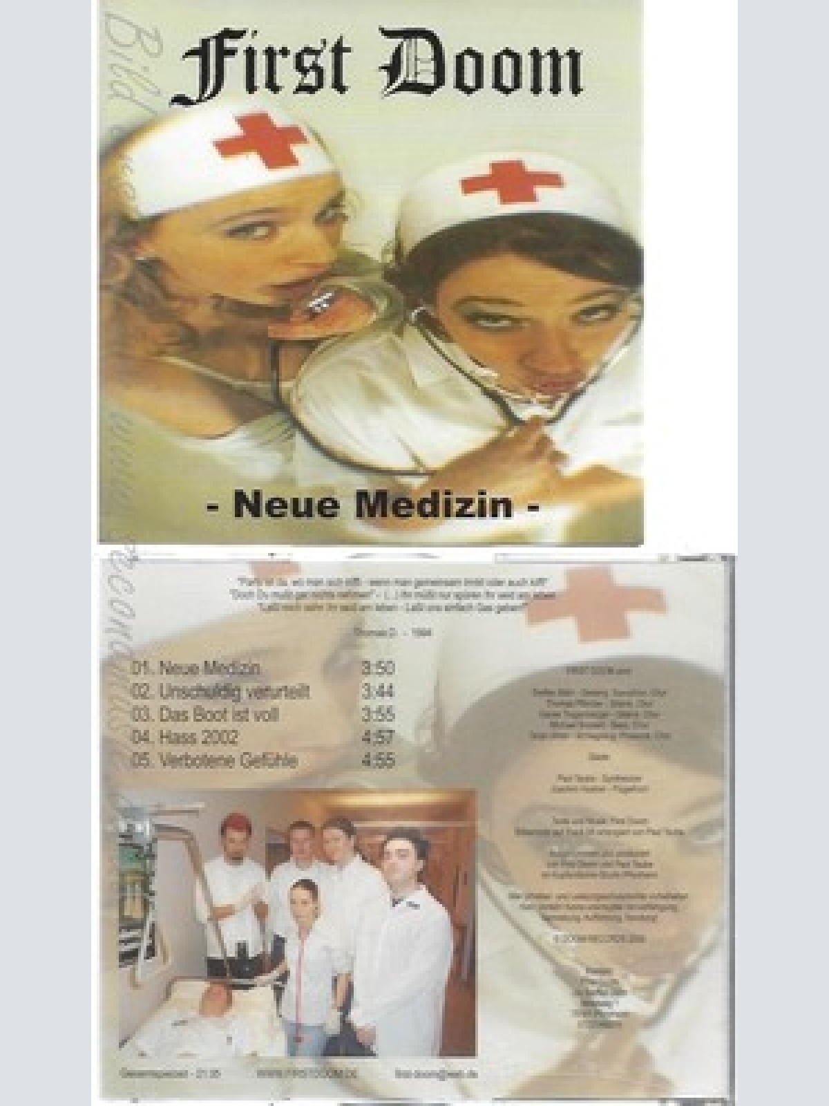 CD--FIRST DOOM--NEUE MEDIZIN