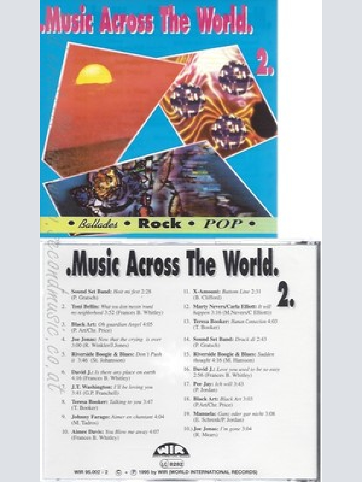 CD--MUSIC ACROSS THE WORLD 2--SOUND SET BAND--TERESA BOOKER--PEE JAY--VARIOUS--