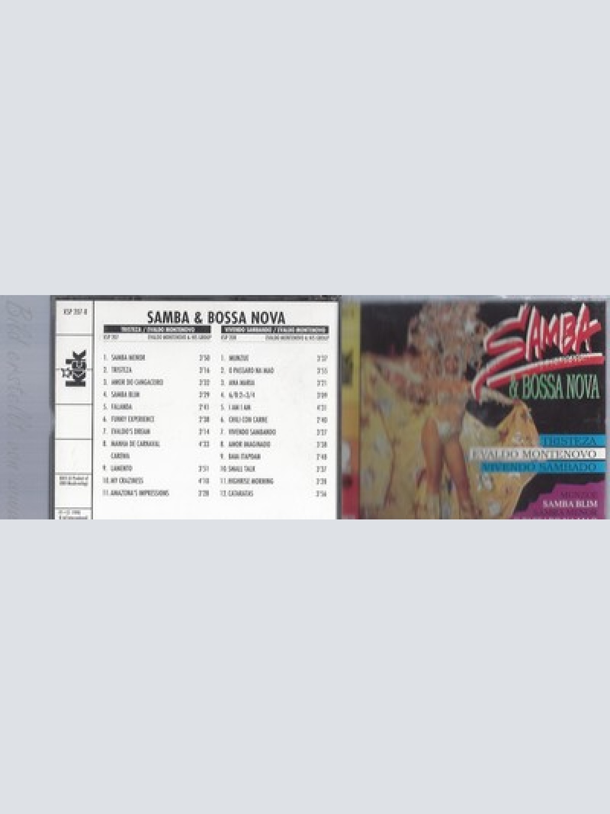 CD--SAMBA & BOSSA NOVA--TRISTEZA/EWALD MONTENOVO--2CD BOX