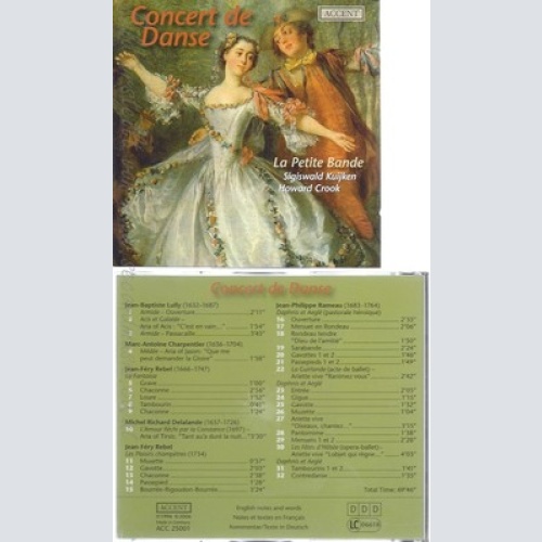 CD--CONCERT DE DANSE--LA PETITE BANDE