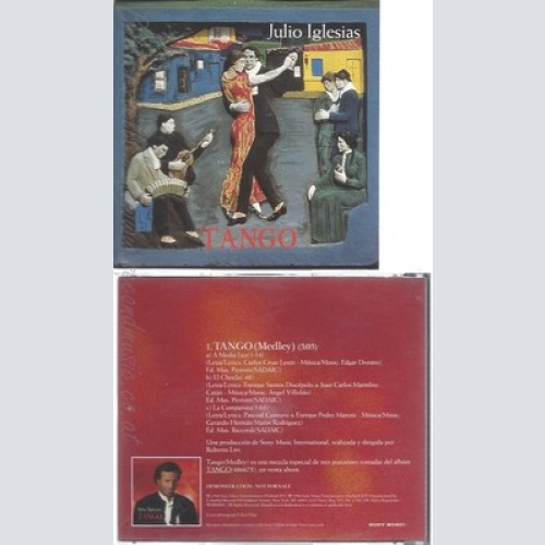 CD--JULIO IGLESIAS--TANGO--PROMO