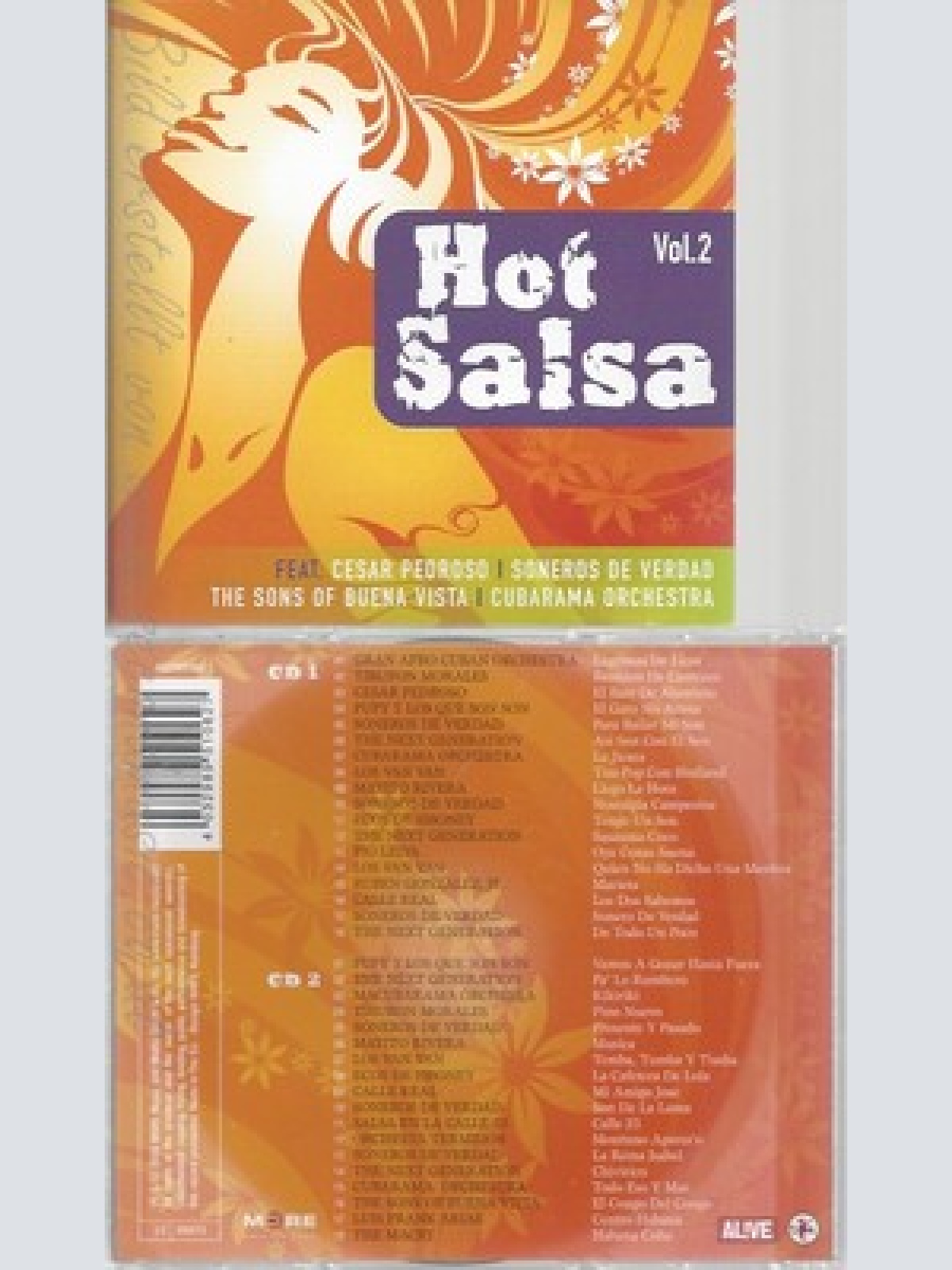 CD--VARIOUS -- --2CD -- HOT SALSA VOL.2