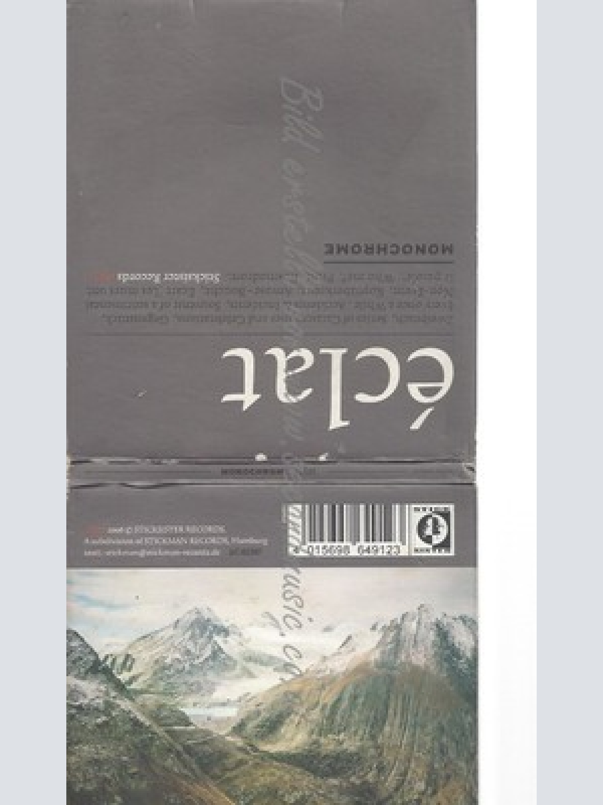 CD--MONOCHROME -- -- ECLAT