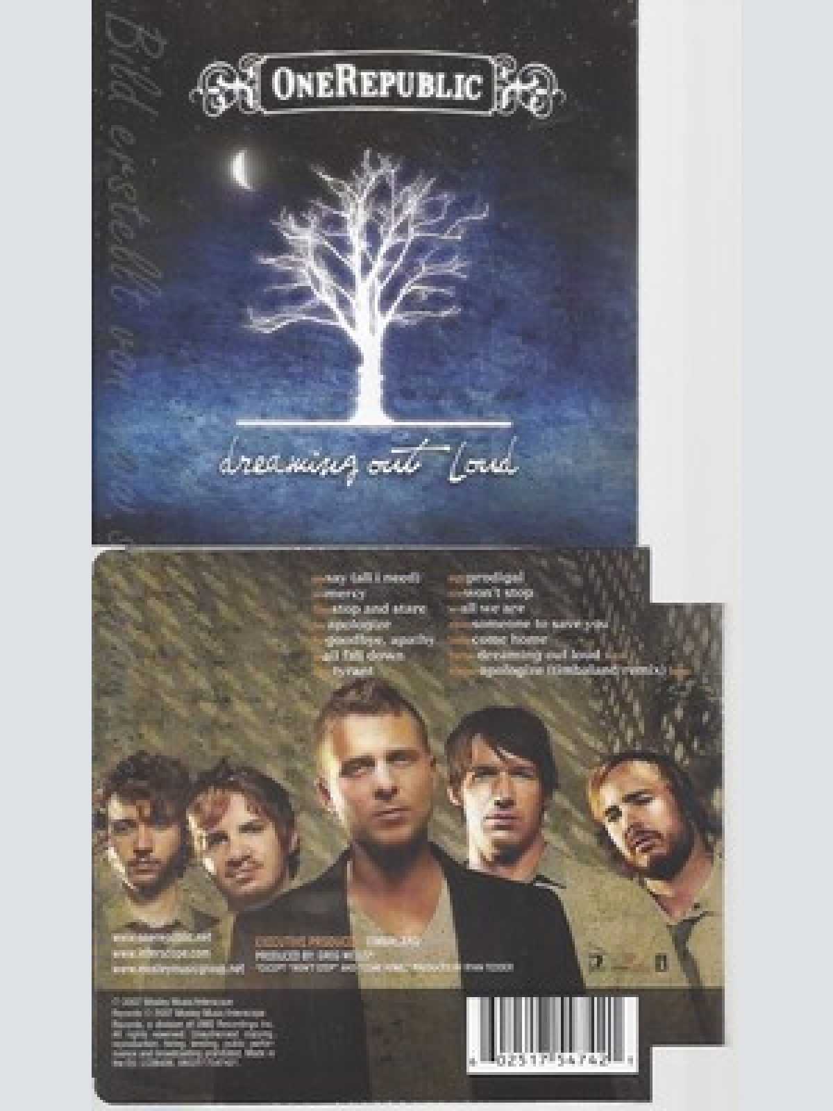 CD--ONEREPUBLIC -- -- DREAMING OUT LOUD