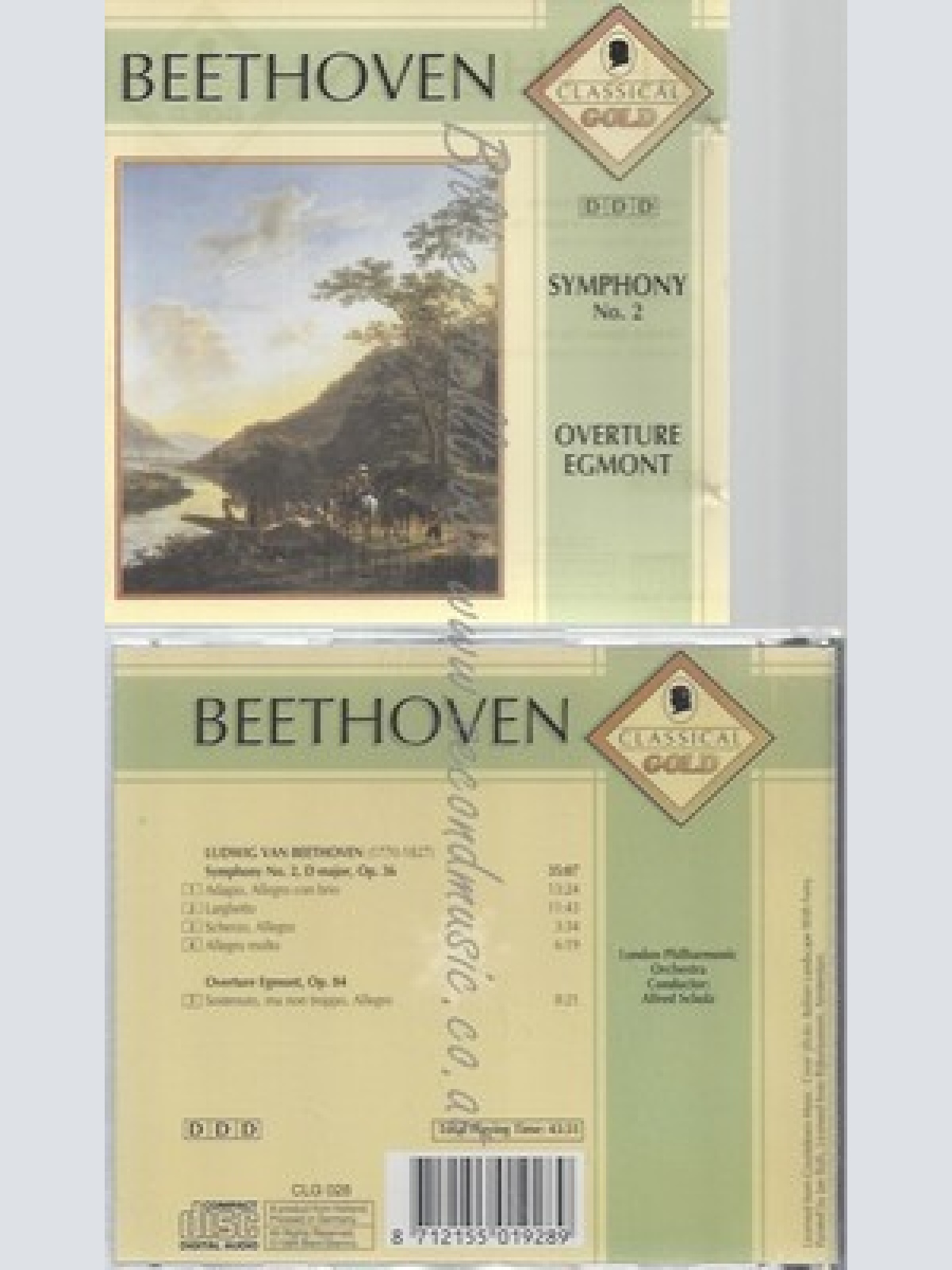 CD--BEETHOVEN, ALFRED SCHOLZ UND LONDON PHILHARMONIC ORCHESTRA --- BEETHOVEN: SY
