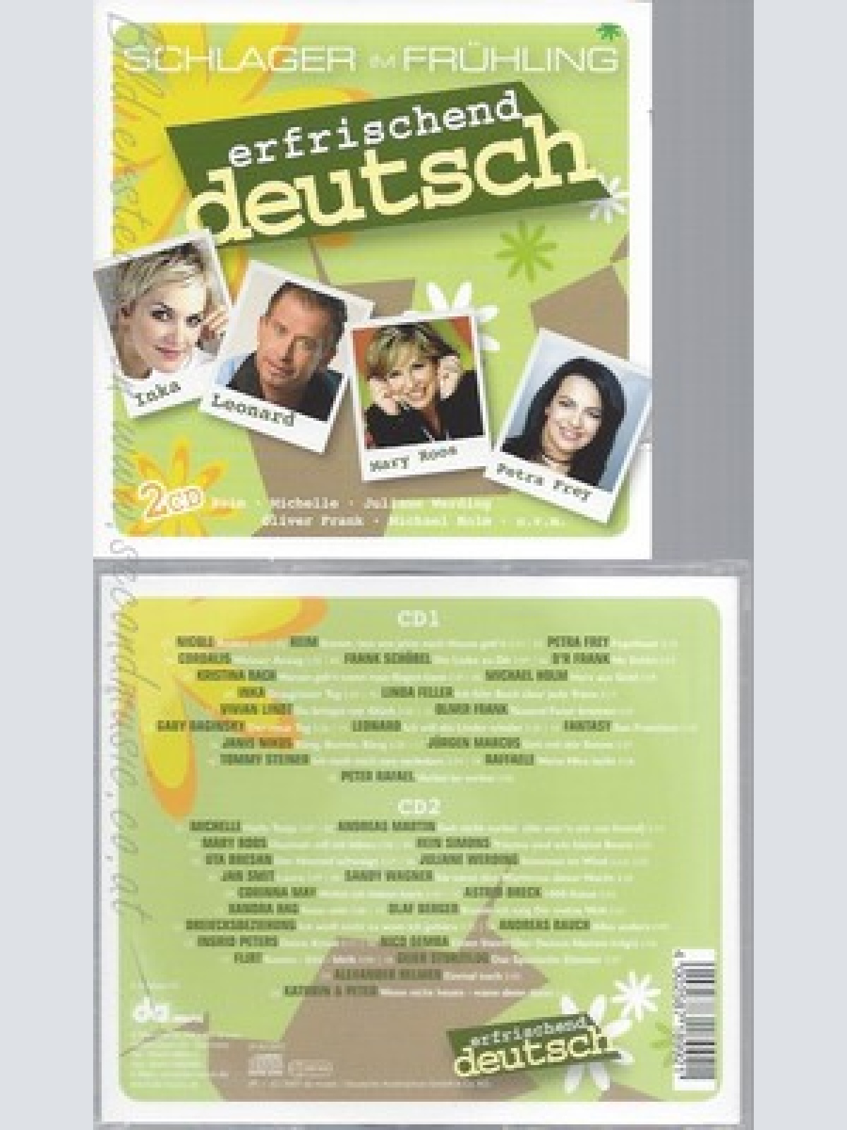 CD--VARIOUS -- --2CD -- ERFRISCHEND DEUTSCH-SCHLAGER IM FRUEHLING