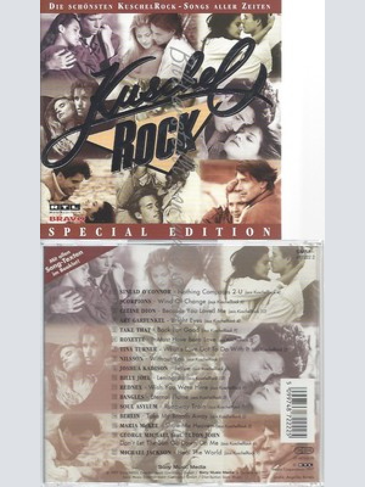CD--VARIOUS -- -- KUSCHELROCK --DIE SCHOENSTEN ROCK SONGS ALLER ZEITEN
