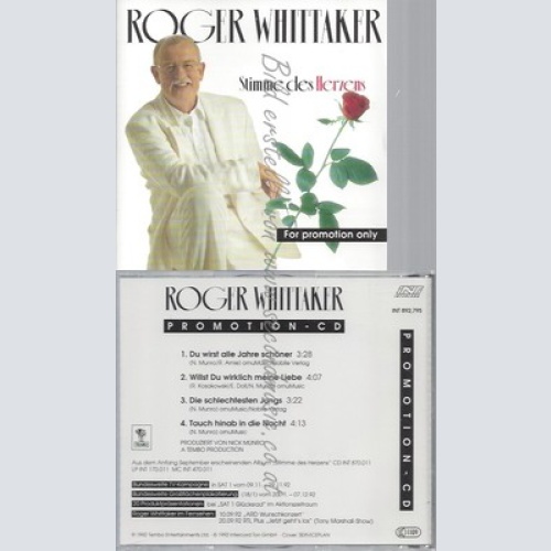 CD--ROGER WHITTAKER--STIMME DES HERZENS--PROMO--