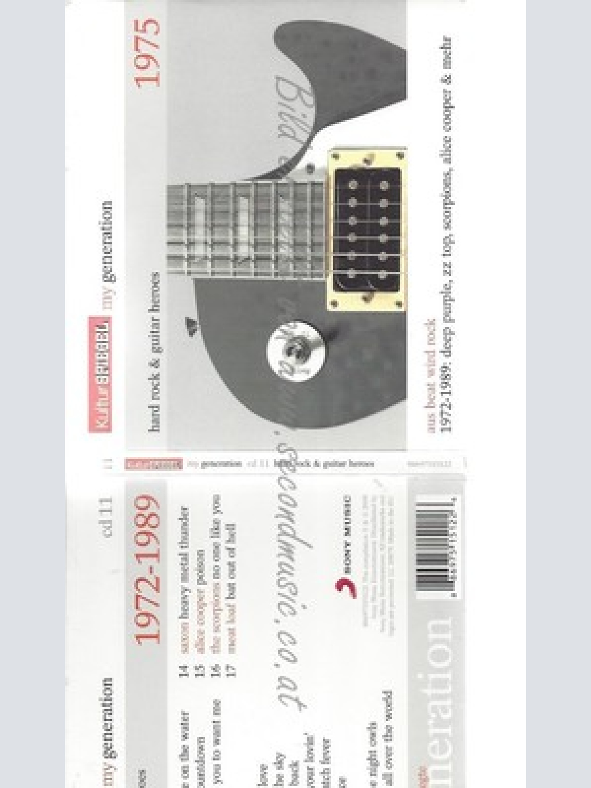 CD--VARIOUS -- -- MY GENERATION-HARD ROCK & GUITAR HEROES