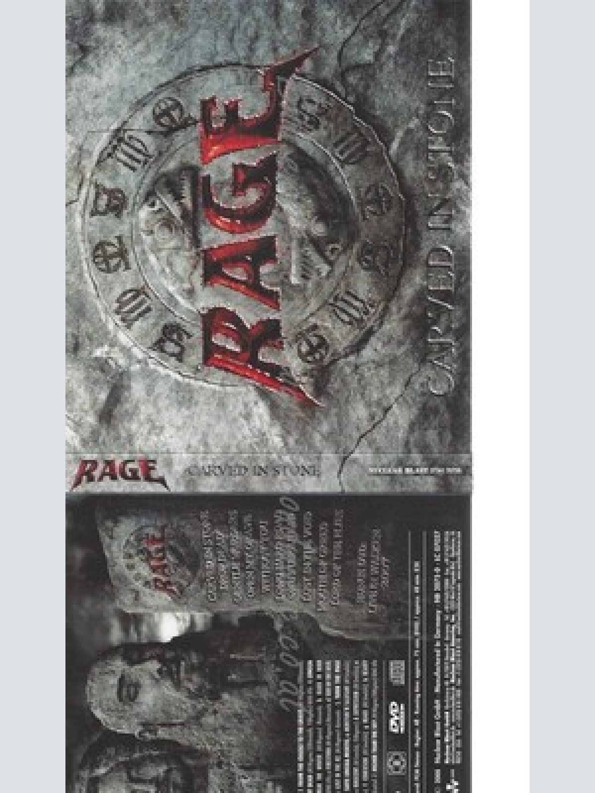 CD--RAGE -- -CARVED IN SPACE ---CD+DVD-