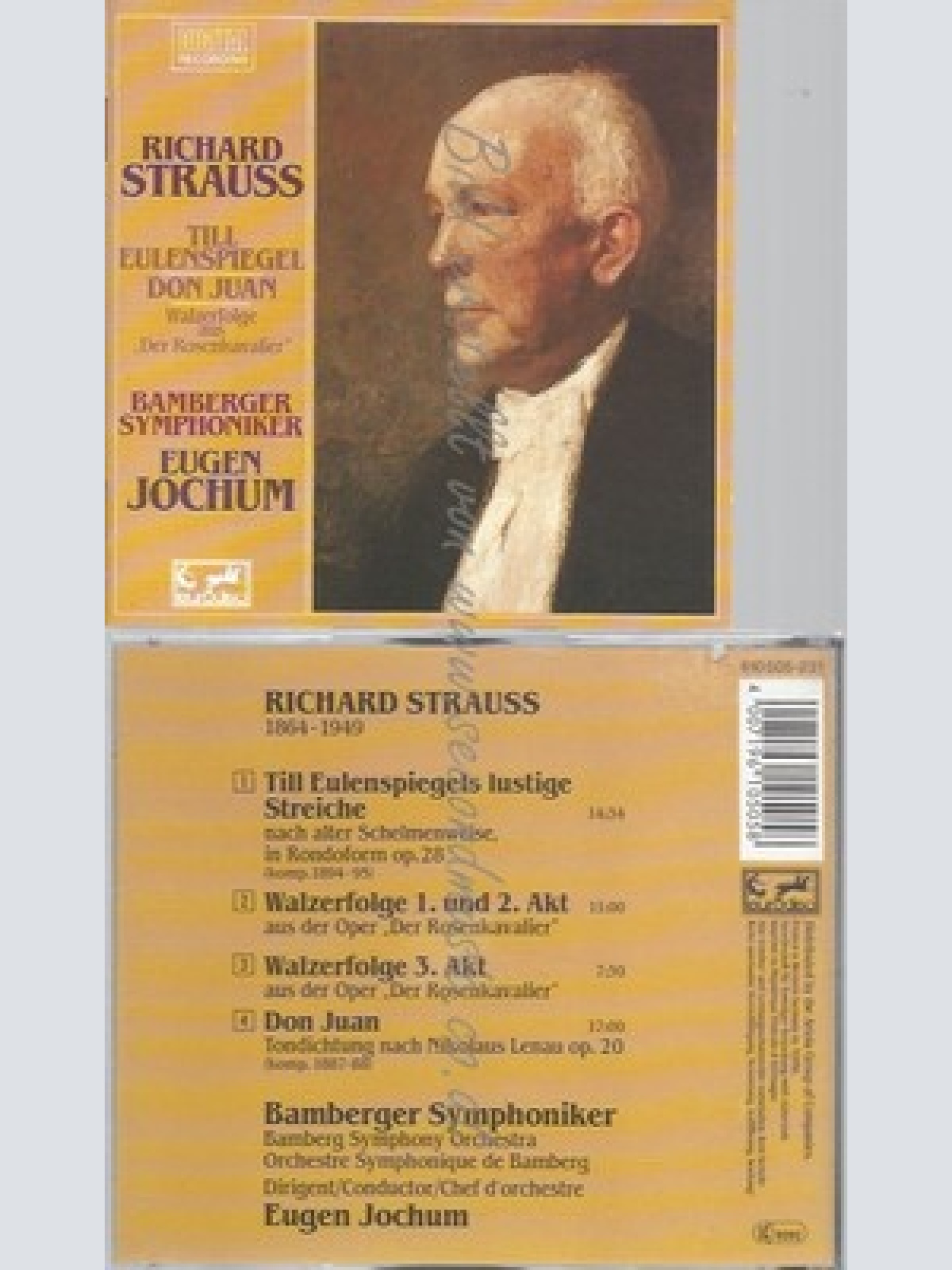 CD--RICHARD STRAUSS -- CD -- TILL EULENSPIEGEL -- WALZERFOLGE AUS "DER ROSENKAVA