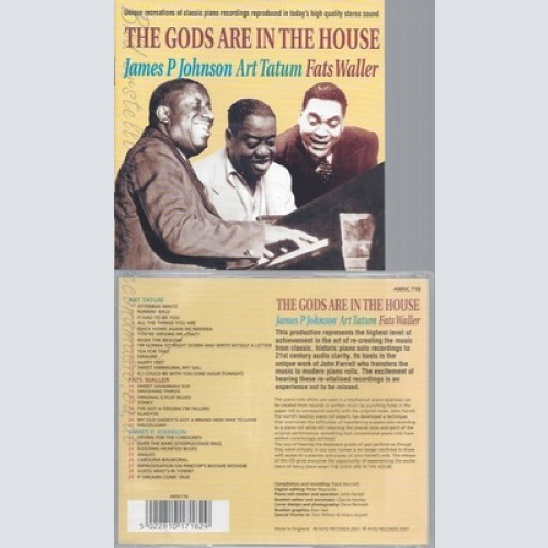 CD--JAMES P. JOHNSON, ART TATUM UND FATS WALLER -- -- GODS ARE IN THE HOUSE