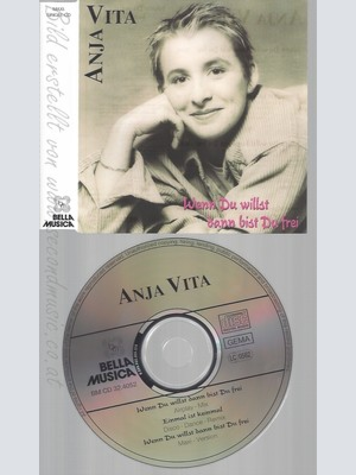 CD--ANJA VITA -- --- WENN DU WILLST DANN BIST DU FR
