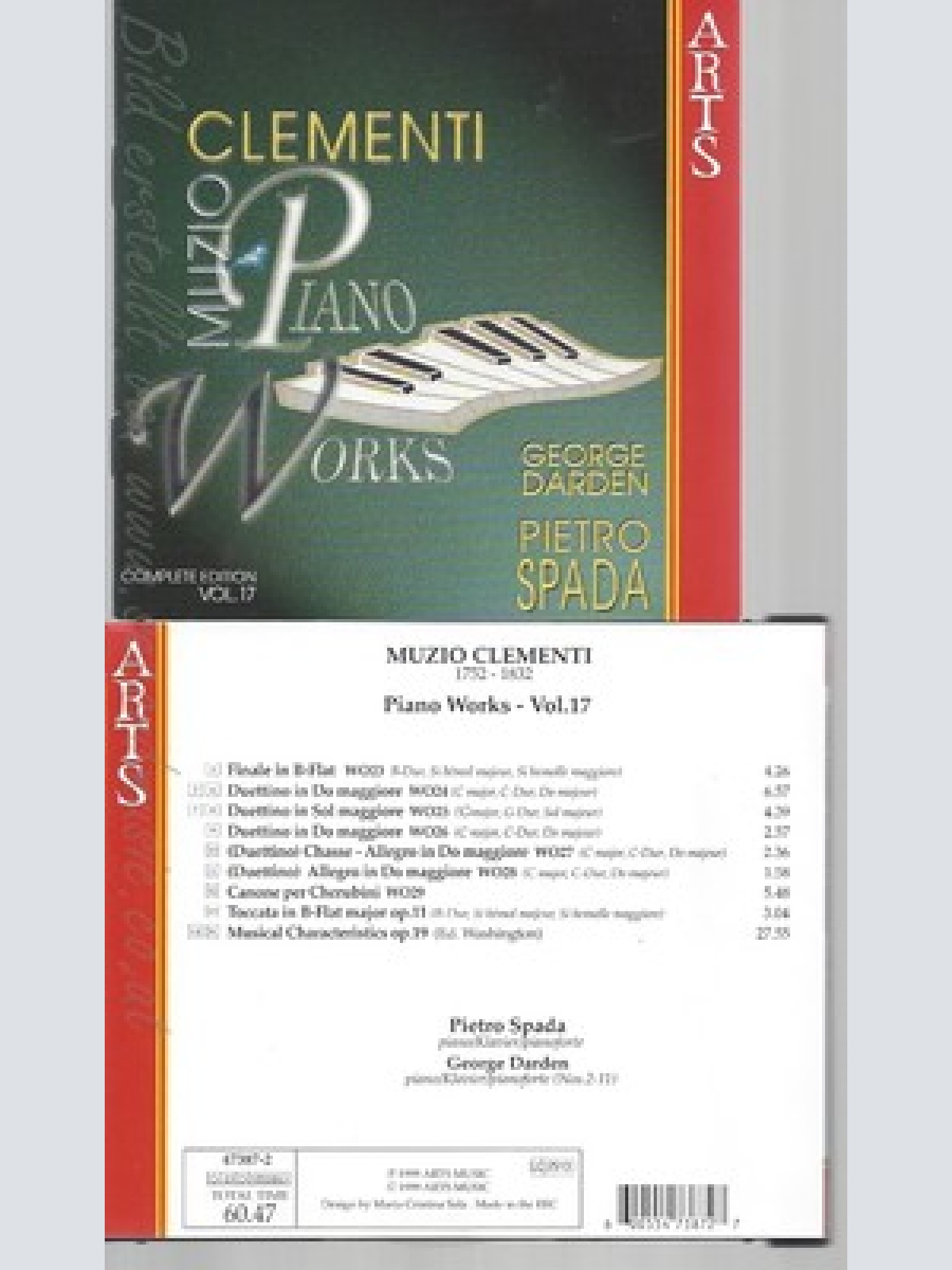 CD--PIETRO SPADA, GEORGE DARDEN UND MUZIO CLEMENTI -- -- -- KLAVIERWERKE VOL. 17