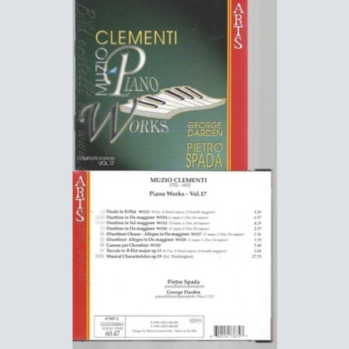 CD--PIETRO SPADA, GEORGE DARDEN UND MUZIO CLEMENTI -- -- -- KLAVIERWERKE VOL. 17