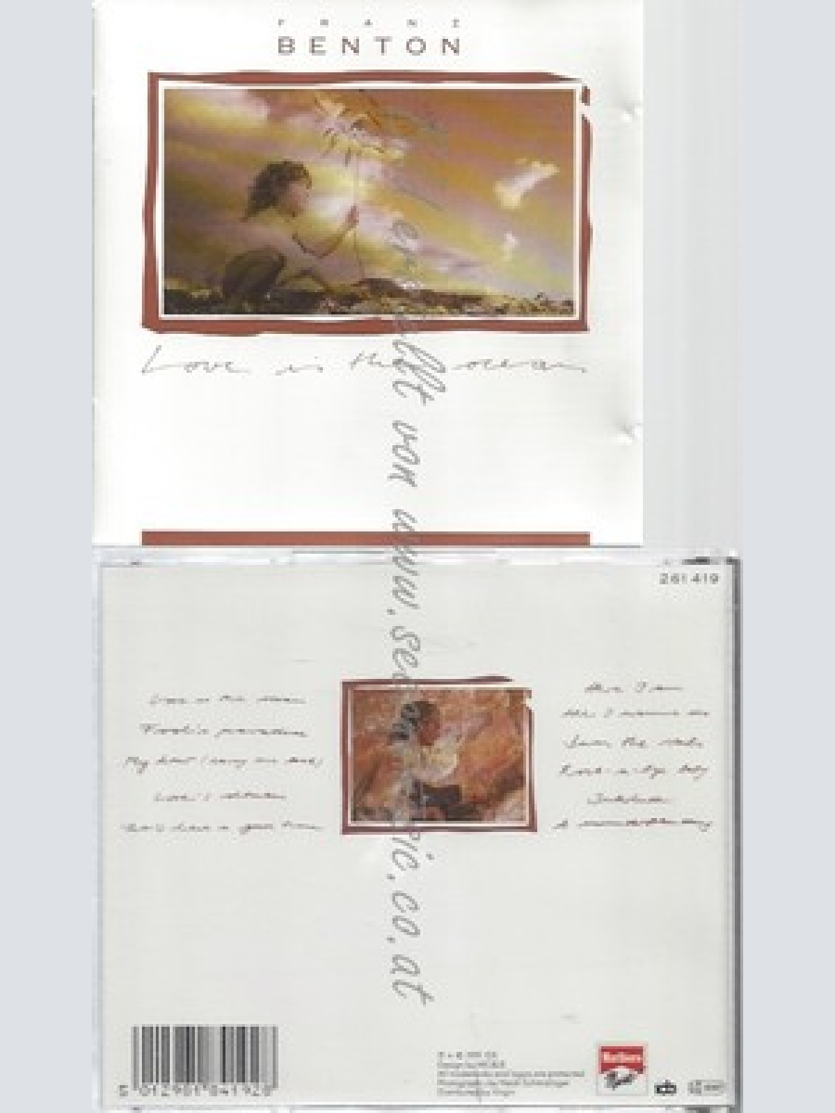 CD--FRANZ BENTON -- LOVE IS THE OCEAN --