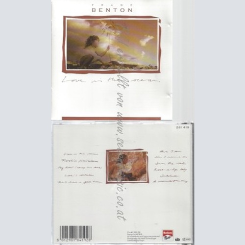 CD--FRANZ BENTON -- LOVE IS THE OCEAN --