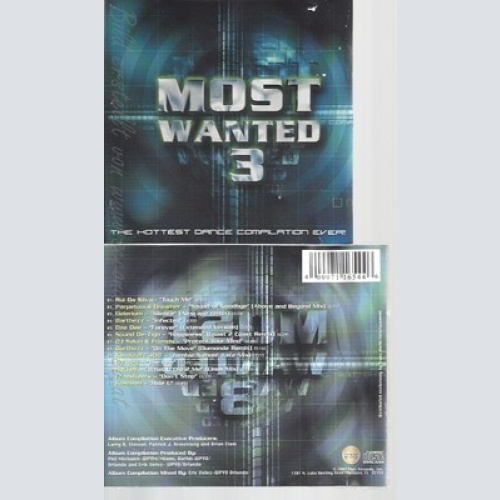 CD--INCL. MAXIS, PARC RECORDS--2002 MOST WANTED 3---RUI DA SILVA, BARTHEZZ, DJ S