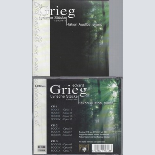 CD--HAKON AUSTBO, AUSTBO HAKON UND EDVARD GRIEG -- -- --SET -- GRIEG: LYRISCHE S