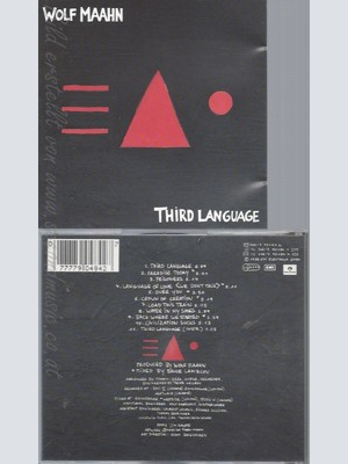 CD--WOLF MAAHN -- -- THIRD LANGUAGE