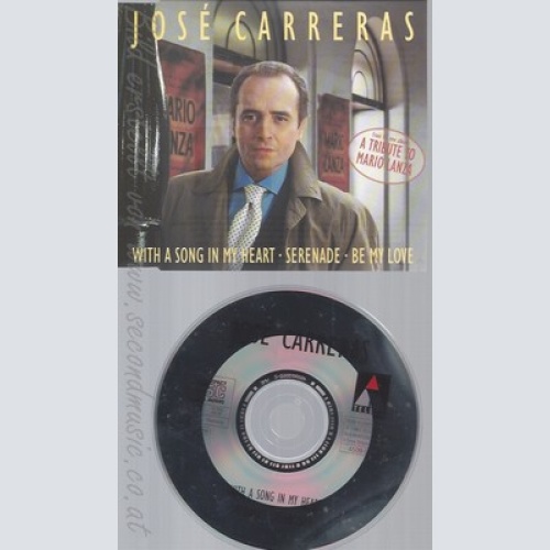 CD--JOSE CARRERAS - SINGLE -- WITH A SONG IN MY HEART [SINGLE-CD]