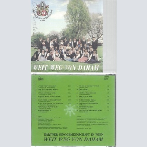 CD--KÄRNTNER SINGGEMEINSCHAFT--WEIT WEG VON DAHAM