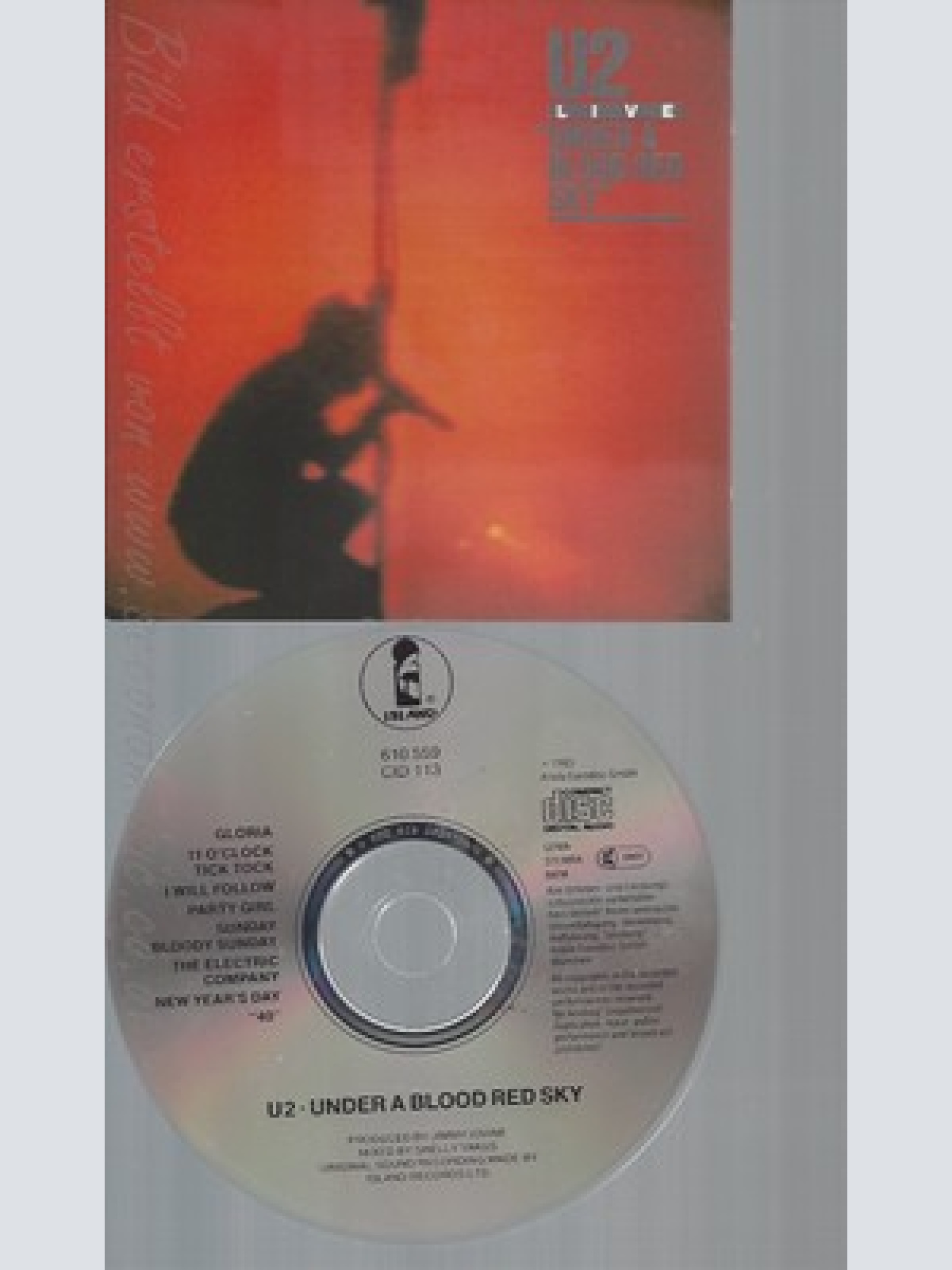 CD--U2 -- -- UNDER A BLOOD RED SKY --