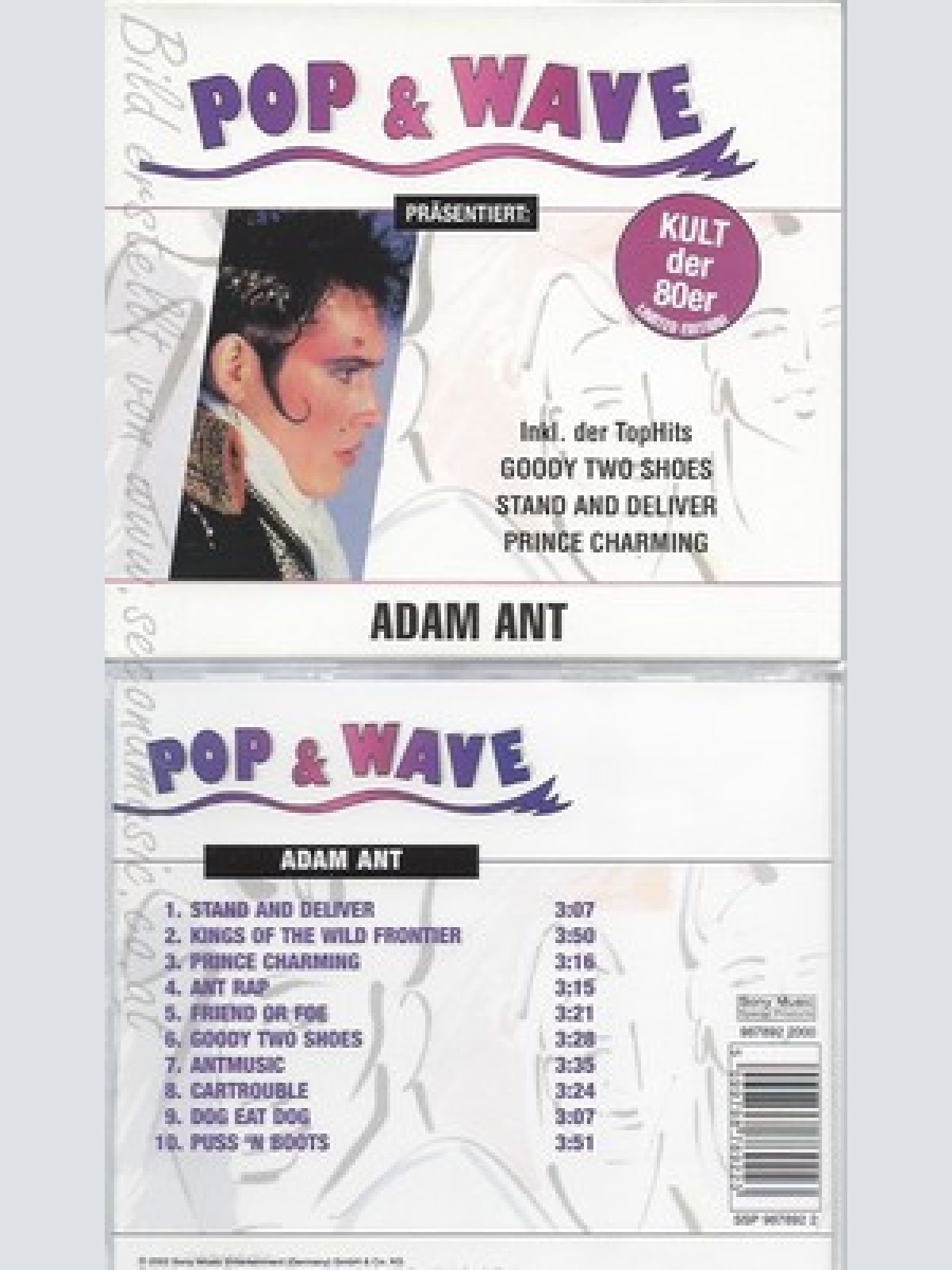 CD--ADAM & THE ANTS -- --- BEST OF POP & WAVE