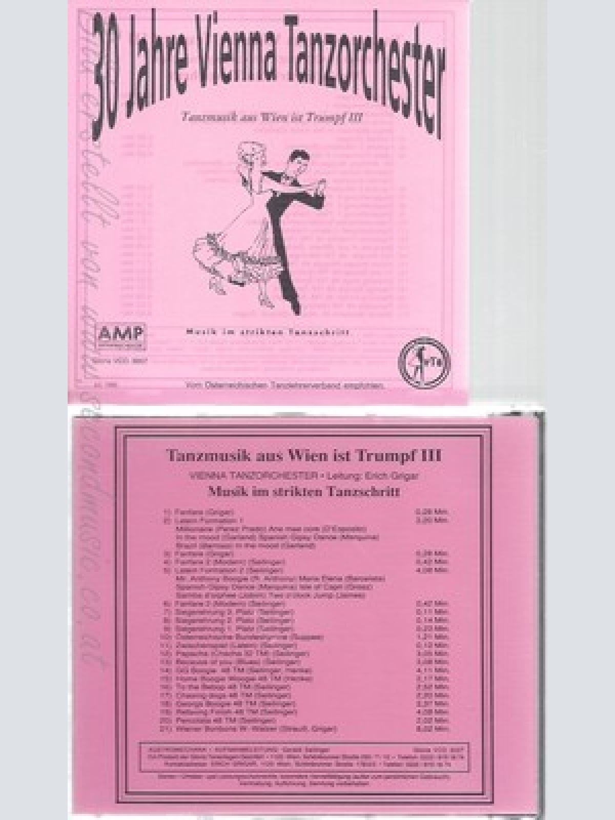 CD--30 JAHRE VIENNA TANZORCHESTER--TANZMUSIK AUS WIEN IST TRUMPF III