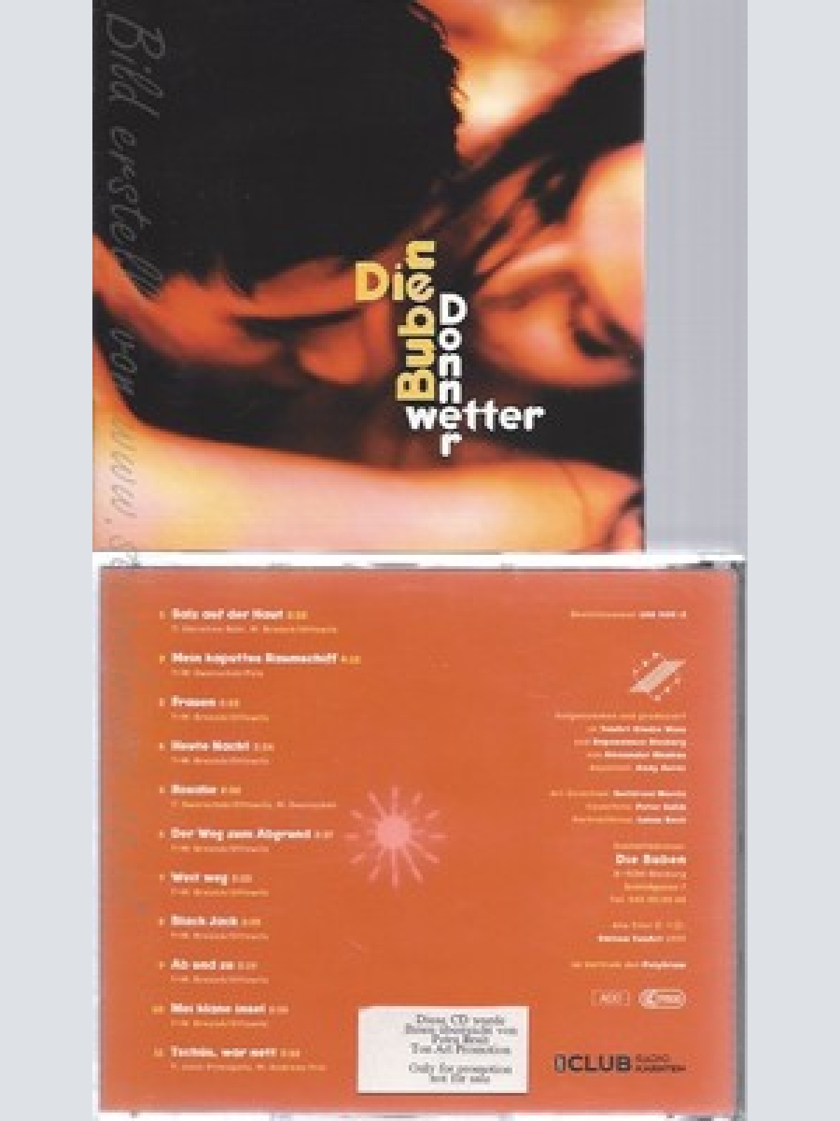 CD--DIE BUBEN--DONNERWETTER--