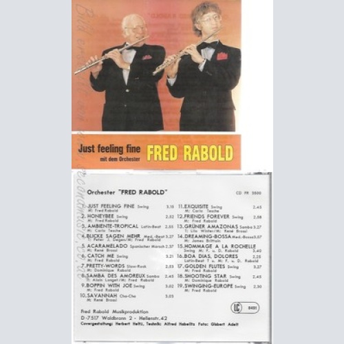 CD--FRED RABOLD--JUST FEELING FINE