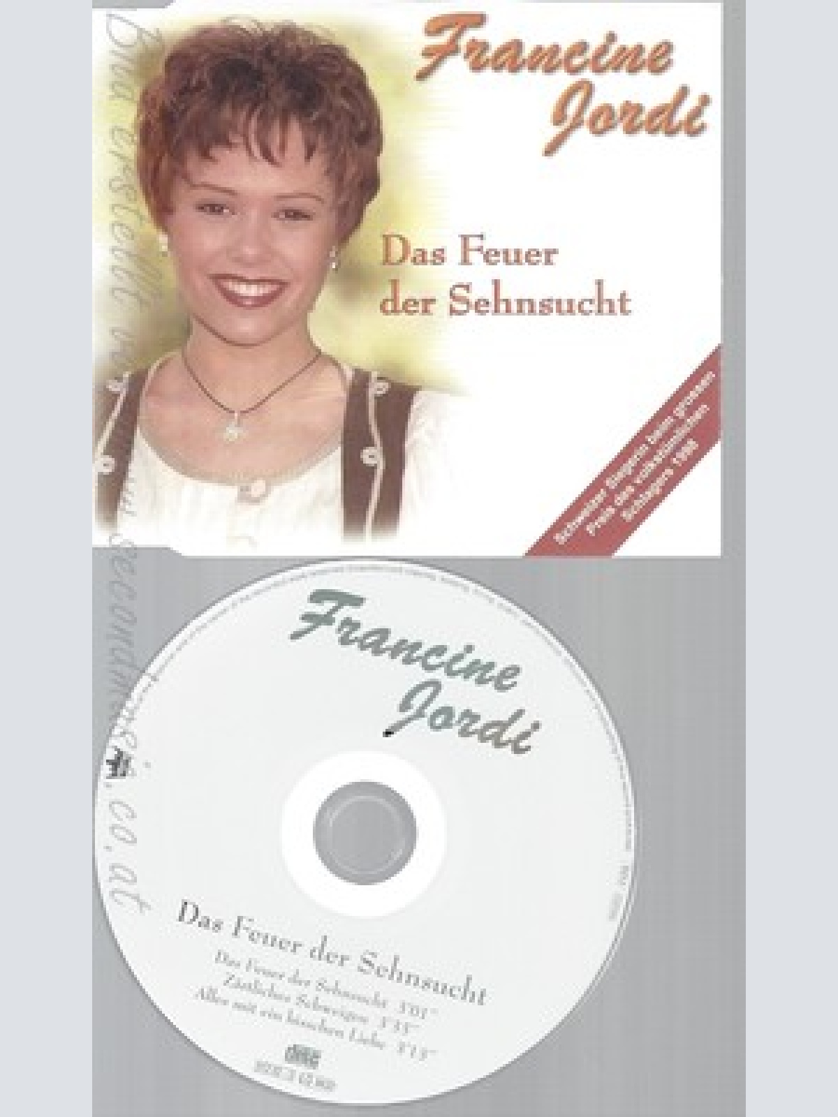 CD--FRANCINE JORDI--DAS FEUER DER SEHNSUCHT