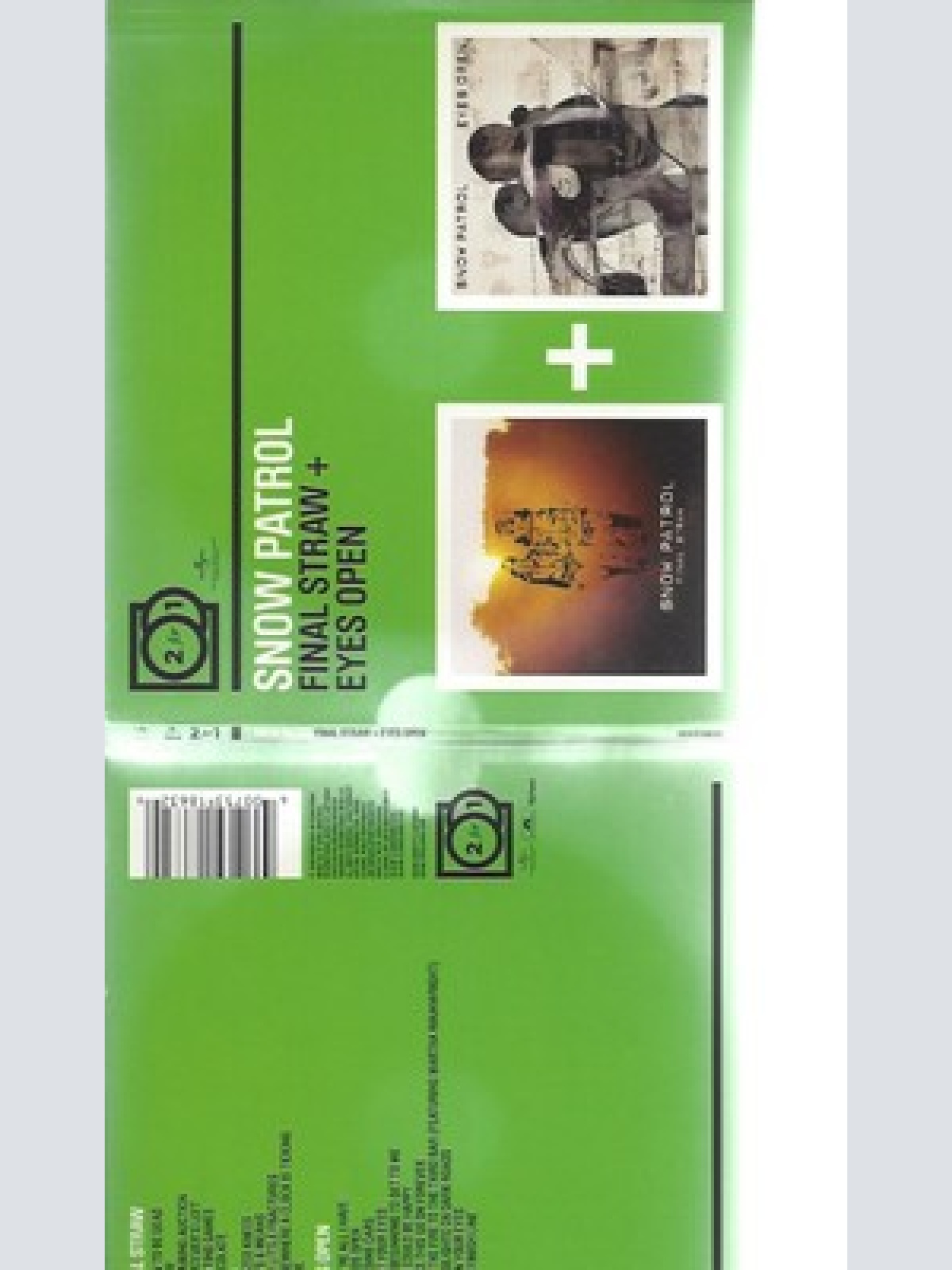 CD--EYES OPEN -- / SNOW PATROL -- --CD -- 2 FOR 1: FINAL STRAW